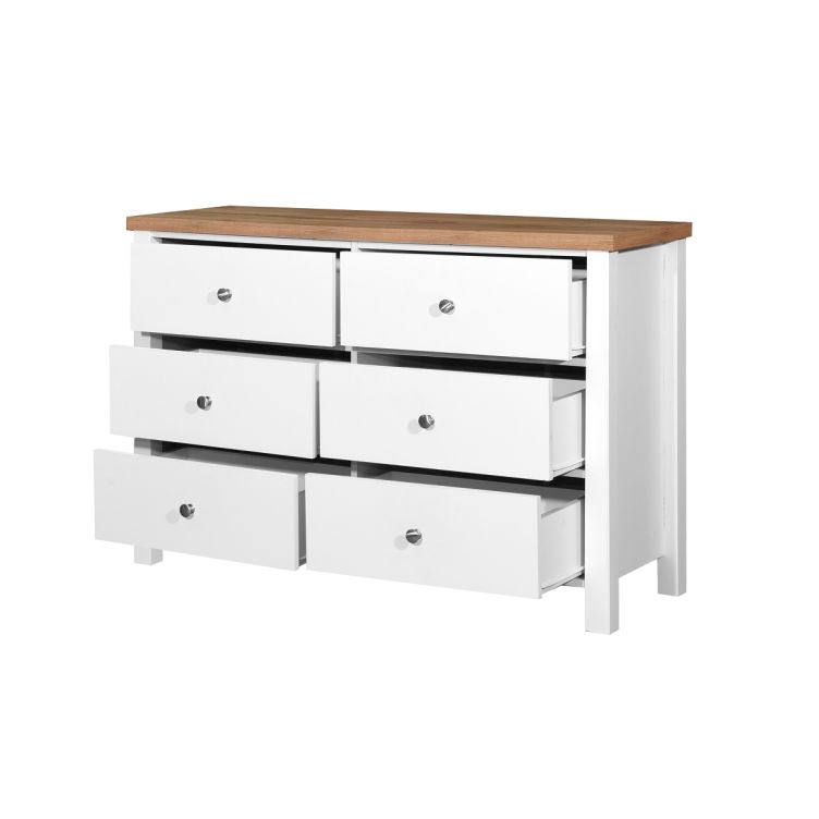 Astbury 6 Drawer Chest - White & Oak - image 5