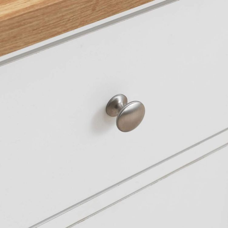 Astbury 2 Drawer Nightstand - White & Oak - image 4