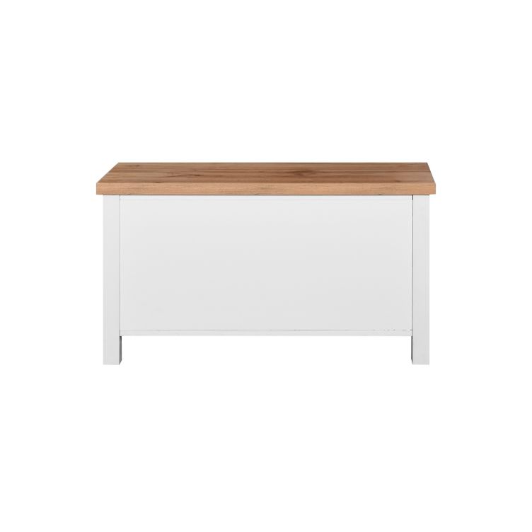 Astbury Ottoman Blanket Box - White & Oak - image 4