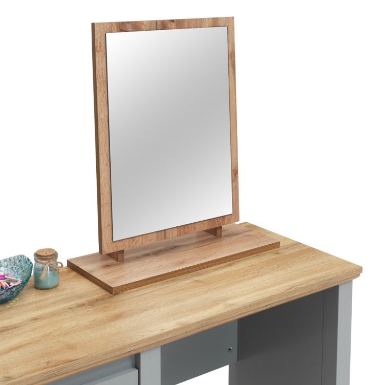 Astbury / Eaton Bevelled Mirror - Wotan Oak - image 4