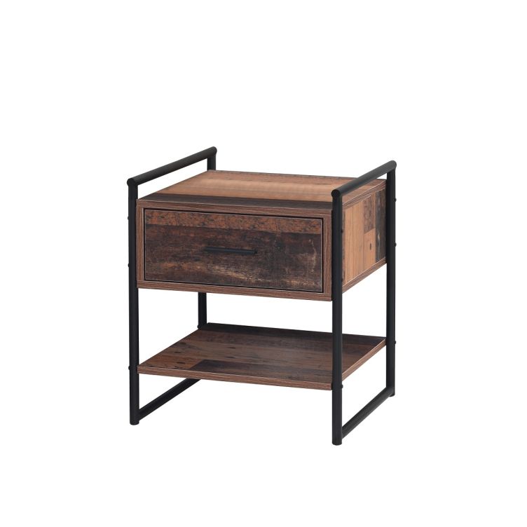 Abbey 1 Drawer Nightstand - Rustic Oak - image 3