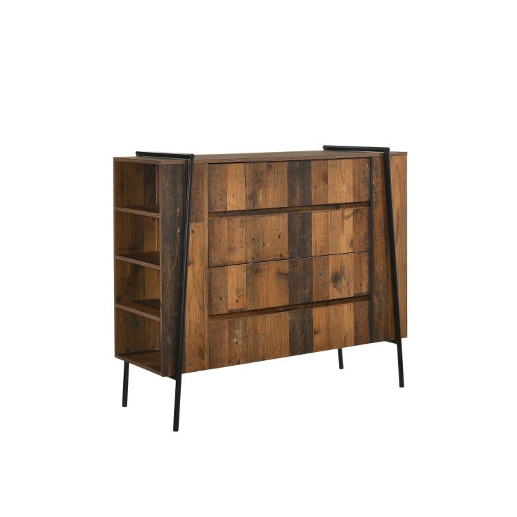 Abbey 4 Drawer Chest - Rustic Oak - image 3