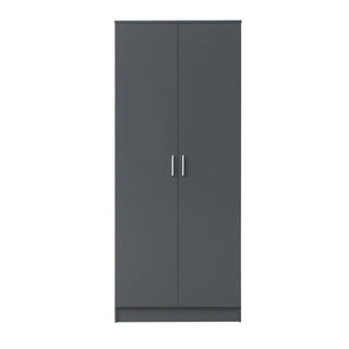 Rio Costa 2 Door Wardrobe – Dark Grey – image 1