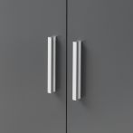 Rio Costa 2 Door Wardrobe – Dark Grey – image 6