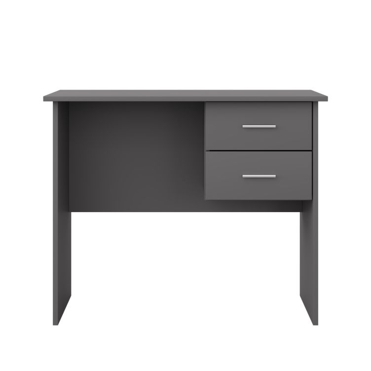 Rio Costa 2 Drawer Desk - Dark Grey - image 1