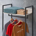 Zahra Open Wardrobe with 2 Drawers – Ash Oak – image 7