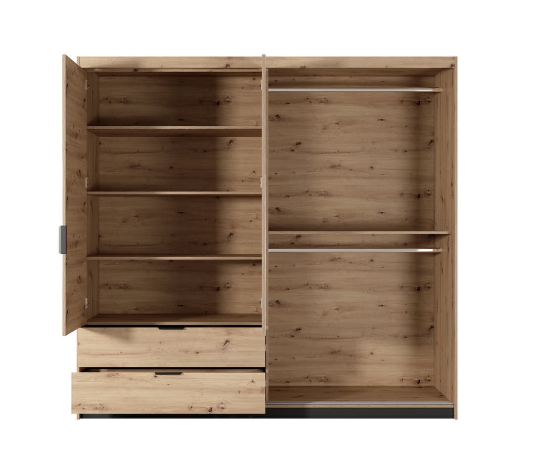 Tally Hinged Door Wardrobe 220cm - gallery image 4