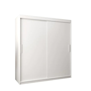 Tavira Wooden Wardrobe 2 Sliding Doors 180cm In White