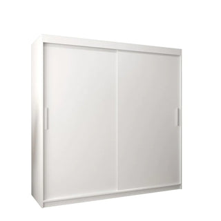Tavira Wooden Wardrobe 2 Sliding Doors 200cm In White