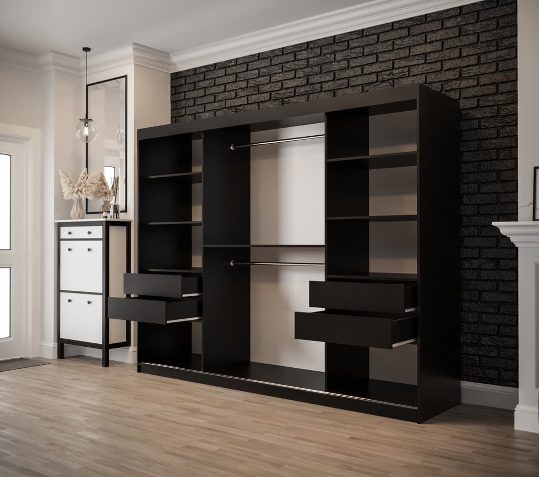 Tilburg I Sliding Door Wardrobe 250cm - gallery image 4