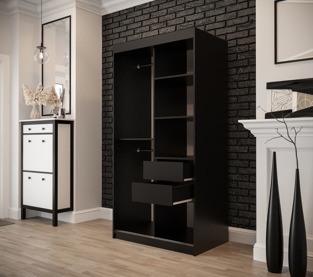 Tilburg II Sliding Door Wardrobe 100cm - gallery image 4