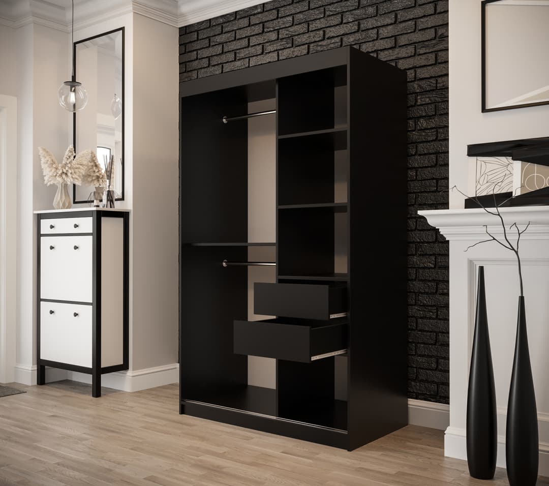 Tilburg II Sliding Door Wardrobe 120cm - gallery image 4