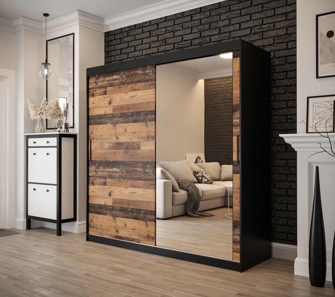 Tilburg II Sliding Door Wardrobe 200cm - gallery image 2
