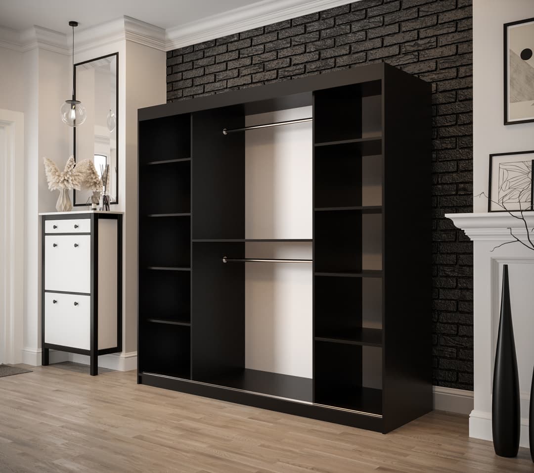 Tilburg II Sliding Door Wardrobe 200cm - gallery image 3