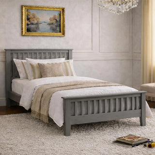 Time Living Turin Wooden Bed – Grey