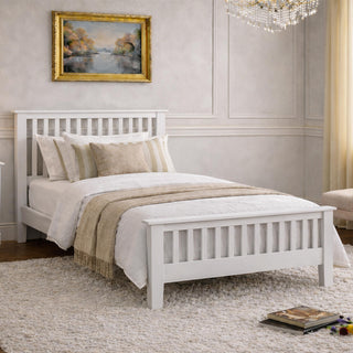 Time Living Turin Wooden Bed – White