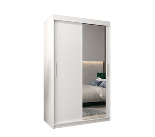 Tokyo II Sliding Door Wardrobe 120cm - White — view 1