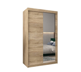 Tokyo II Sliding Door Wardrobe 120cm - Oak Sonoma — view 1