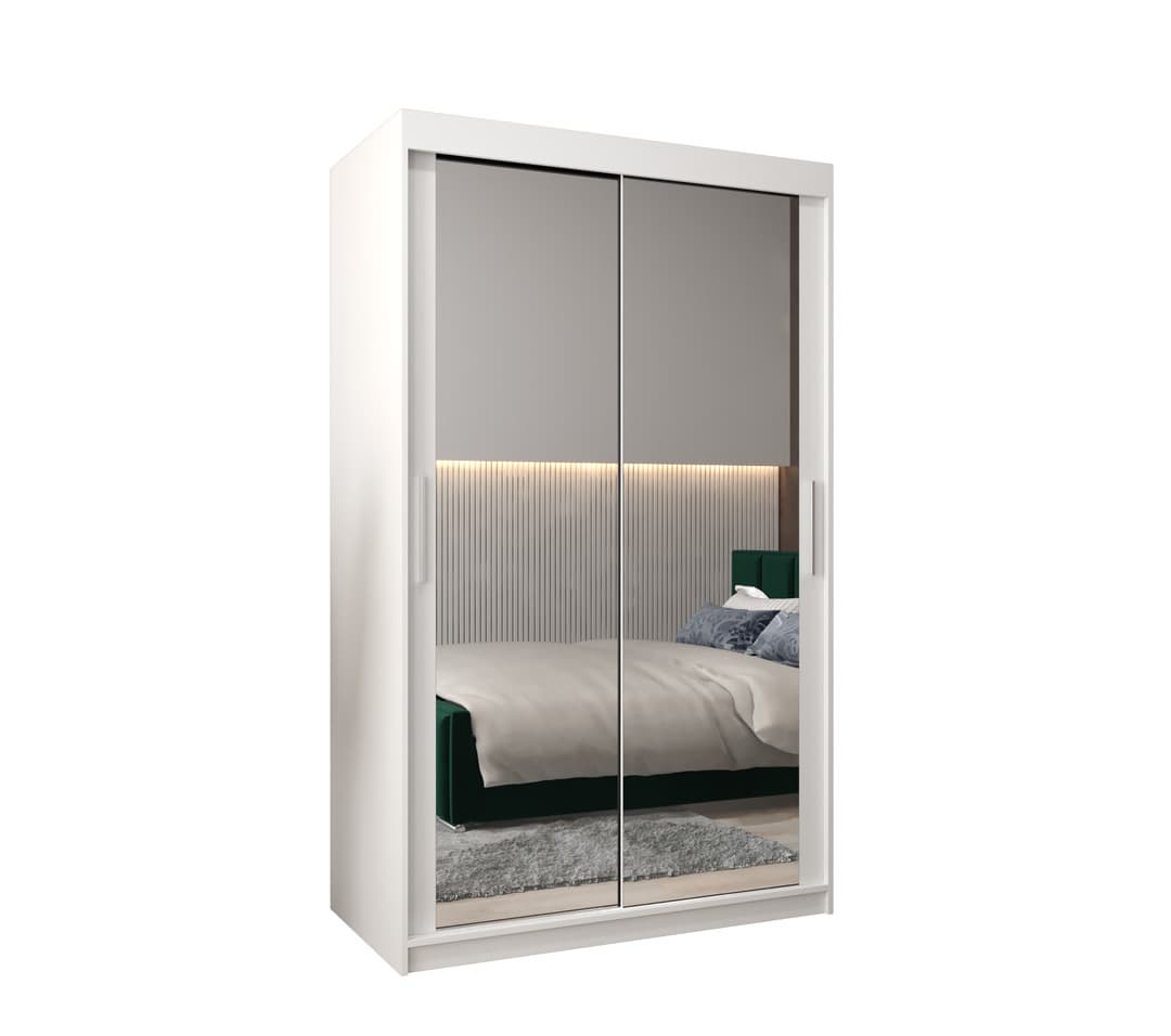 Tokyo III Sliding Door Wardrobe 120cm - Oak Sonoma – image 2
