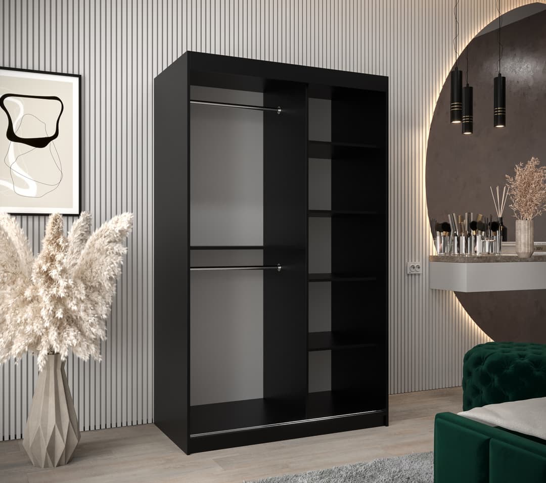Tokyo III Sliding Door Wardrobe 120cm - Oak Sonoma – image 12