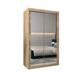 Tokyo III Sliding Door Wardrobe 120cm - Oak Sonoma