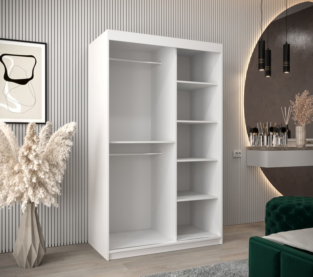Tokyo III Sliding Door Wardrobe 120cm - Oak Sonoma – image 4