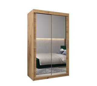 Tokyo III Sliding Door Wardrobe 120cm - Oak Sonoma – image 6