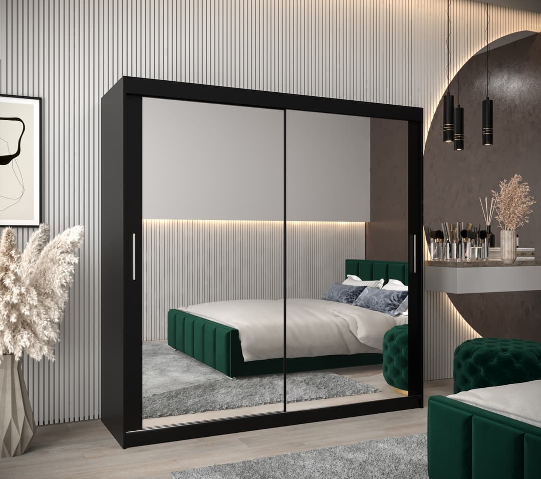 Tokyo III Sliding Door Wardrobe 200cm - Oak Artisan – image 10