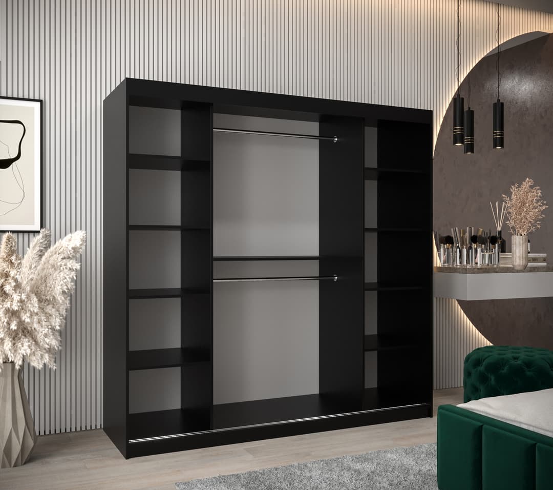 Tokyo III Sliding Door Wardrobe 200cm - Oak Artisan – image 11