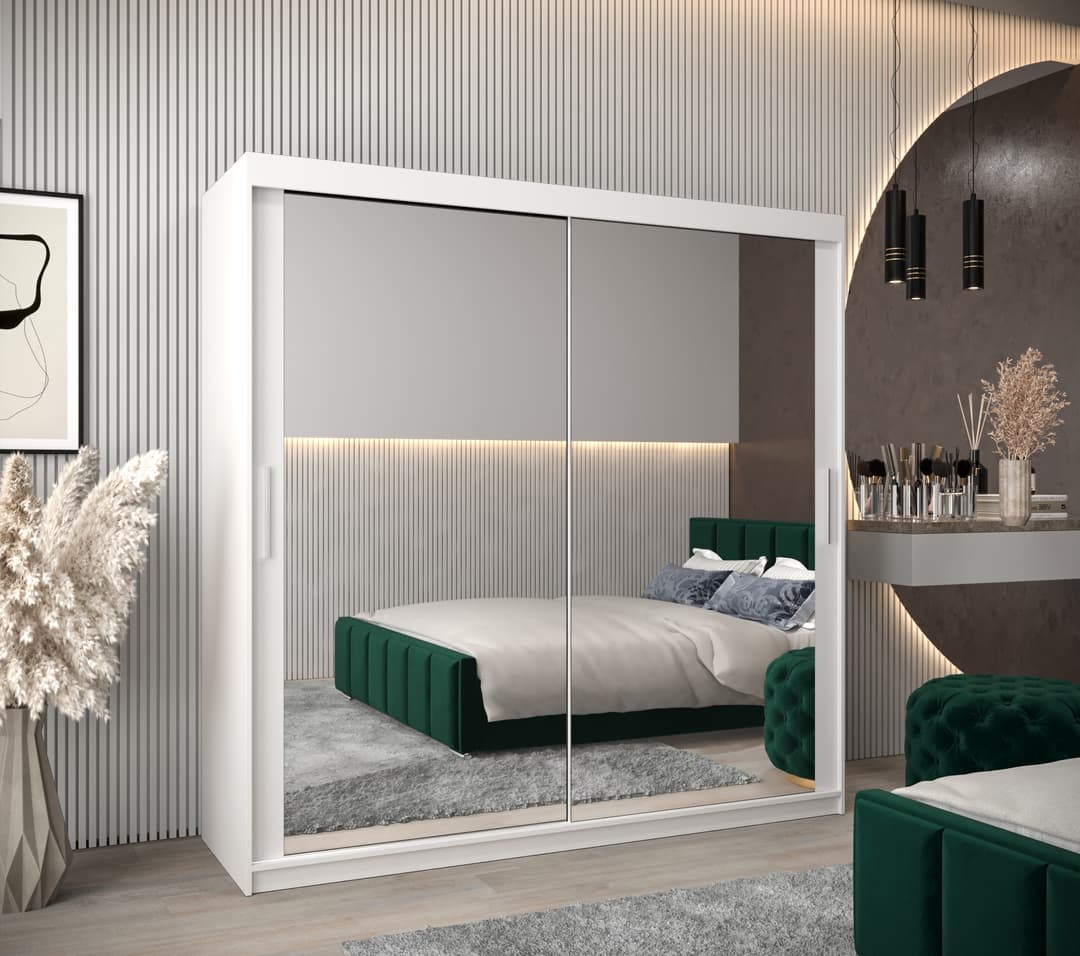 Tokyo III Sliding Door Wardrobe 200cm - Oak Artisan – image 3