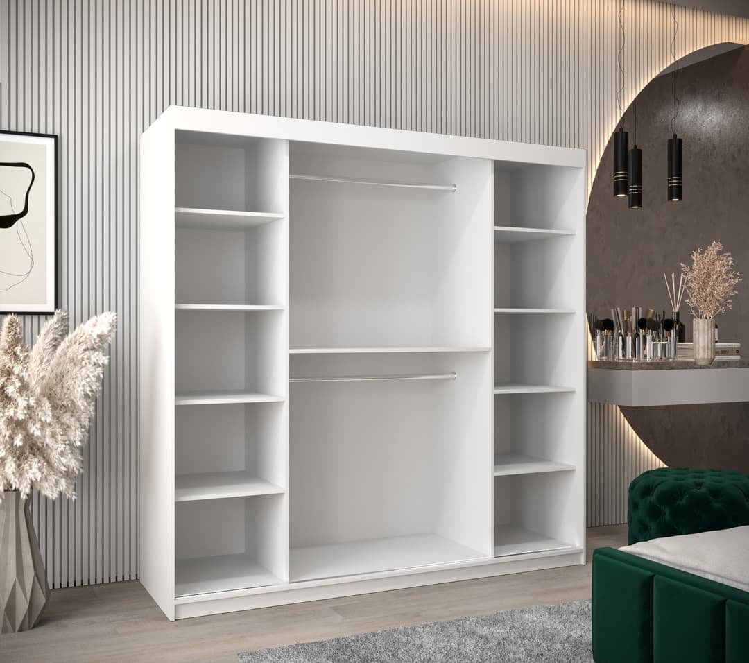 Tokyo III Sliding Door Wardrobe 200cm - Oak Artisan – image 4