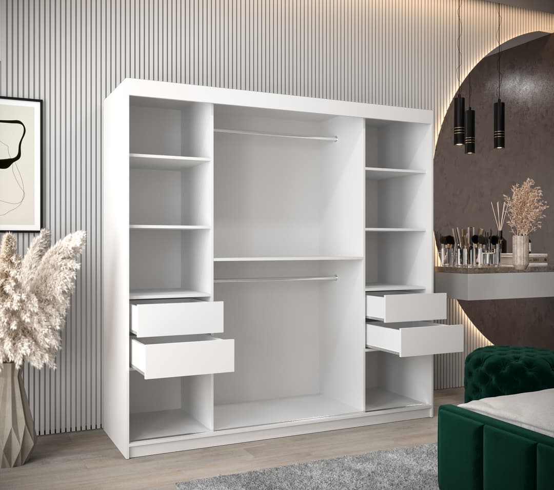 Tokyo III Sliding Door Wardrobe 200cm - Oak Artisan – image 5