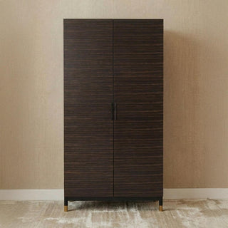 Twenty 10 Design Bali 2 Door Wardrobe Dark Ebony Veneer