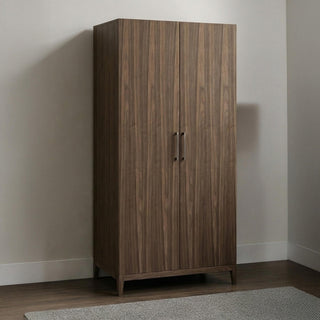 Twenty 10 Design Calla 2 Door Wardrobe Walnut Dark Wood