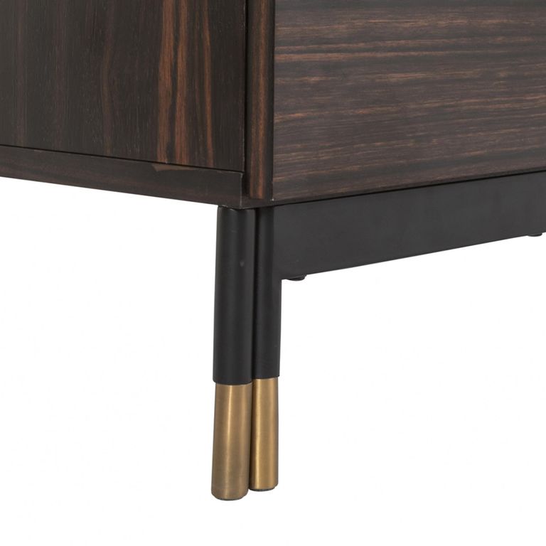 Bali Wardrobe ebony veneer finish