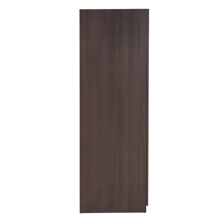 Luna Espresso & Black 2 Door Wardrobe additional view 3