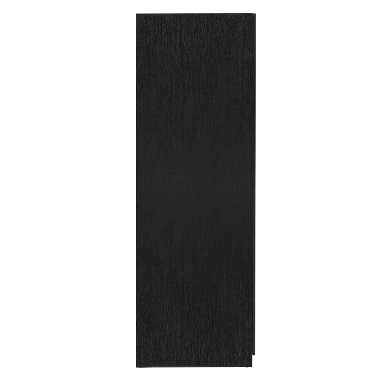 Luna Black 2 Door Wardrobe additional view 3