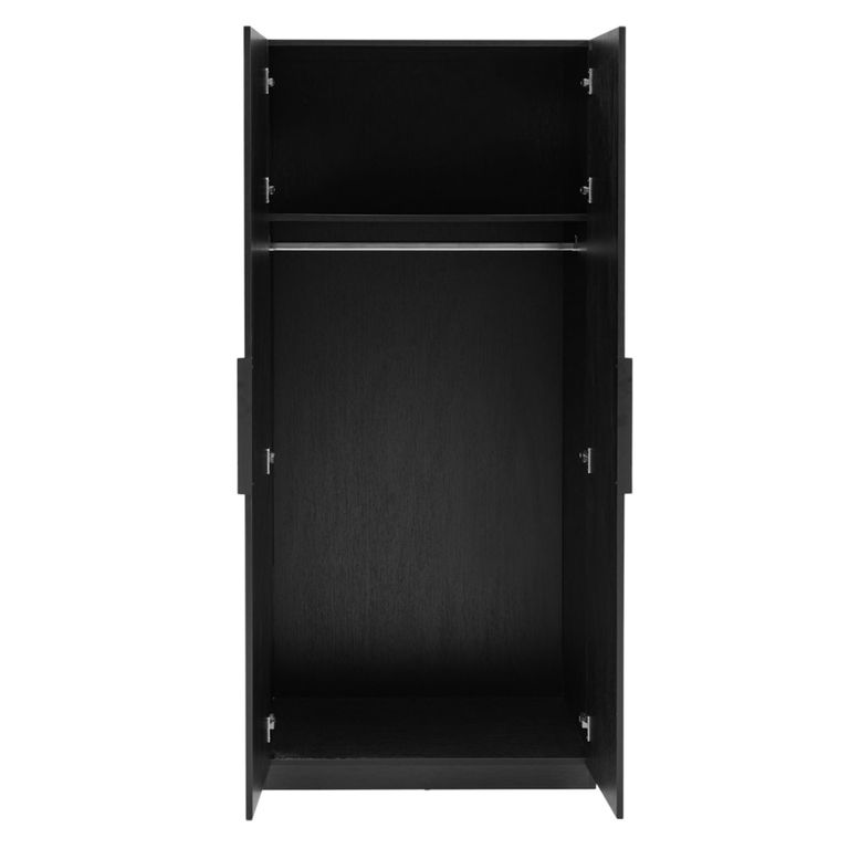 Luna Black 2 Door Wardrobe alternate view