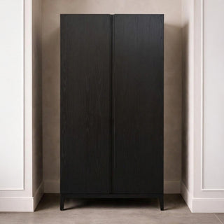 Orchid Wenge Black 2 Door Wardrobe product view
