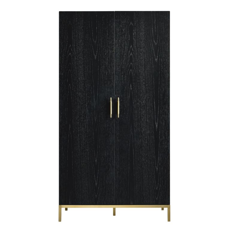 Tulip Wenge Black 2 Door Wardrobe additional view 2