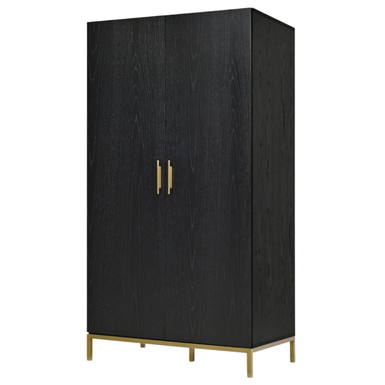 Tulip Wenge Black 2 Door Wardrobe additional view 1