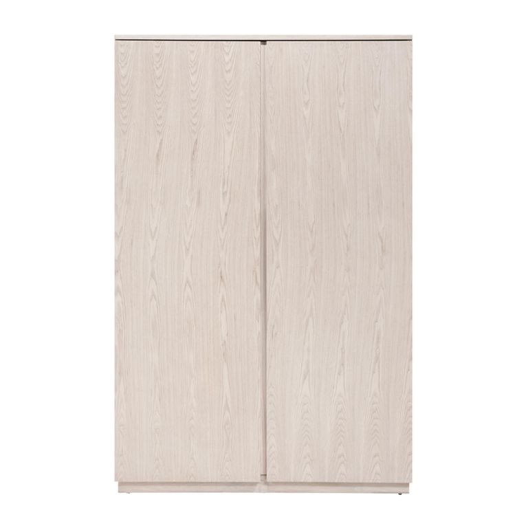 Whisper Whitewashed Oak 2 Door Wardrobe additional view 1