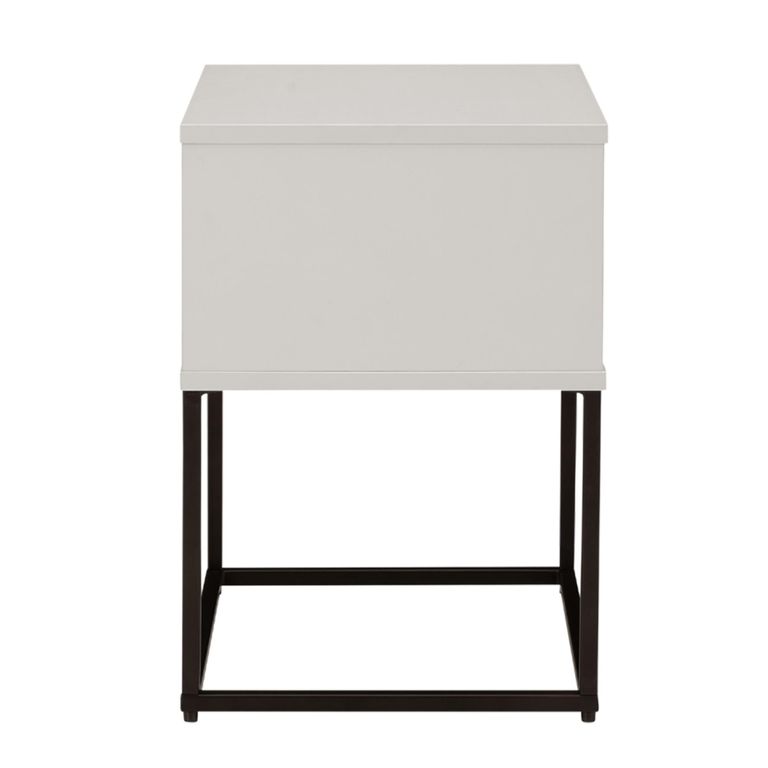 Albion Stone Grey 1 Drawer Bedside Table additional view 2