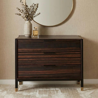 Bali Dark Ebony 3 Drawer Chest product view