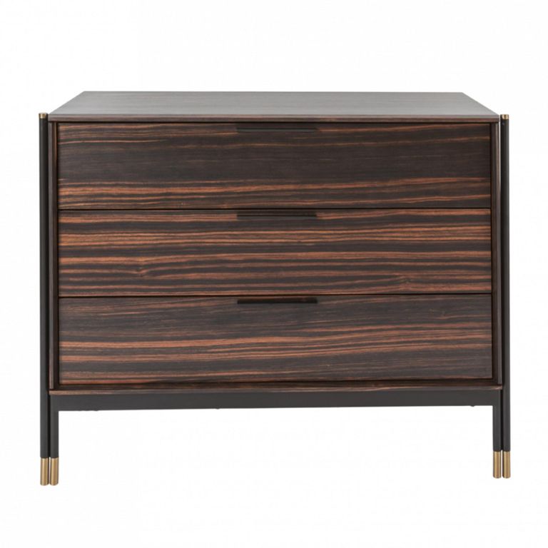Bali Dark Ebony 3 Drawer Chest additional view 1