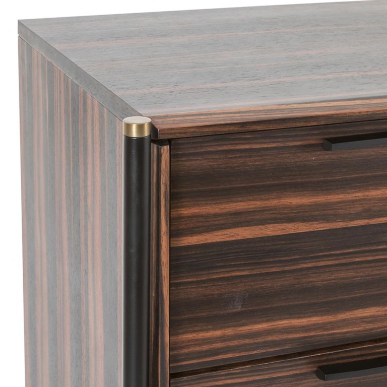 Bali Dark Ebony 3 Drawer Chest additional view 3