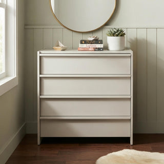 Albion Stone Grey Wide 4 Drawer Chest product view