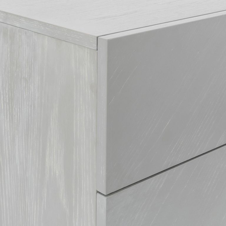 Lilly Soft Grey & Bronze 4 Drawer Narrow Chest additional view 3