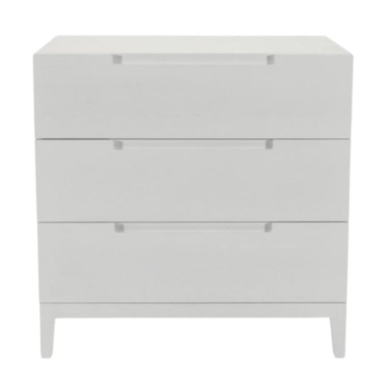 Orchid White 3 Drawer Chest additional view 1