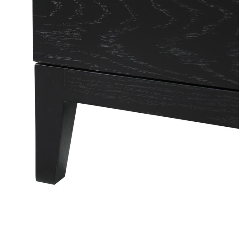 Orchid Wenge Black and White 3 Drawer Chest additional view 3
